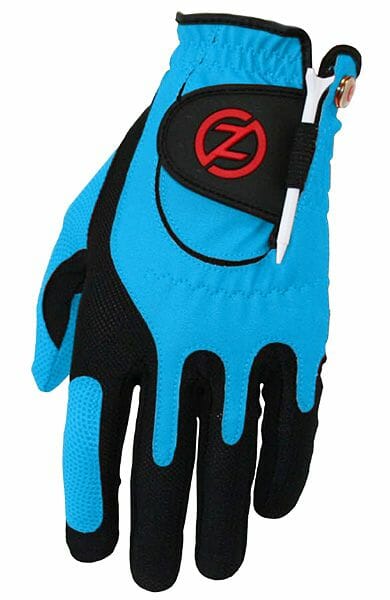 zero friction junior golf glove - cyan