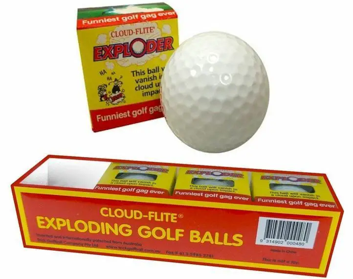 exploding golf ball