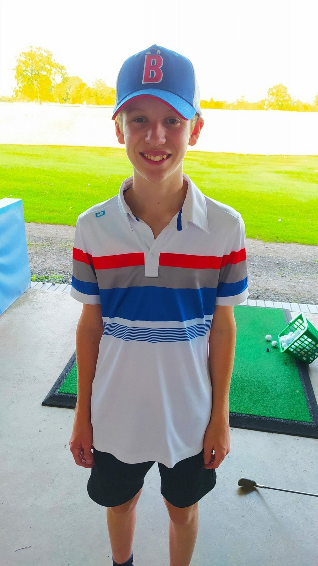 junior golfer with autism