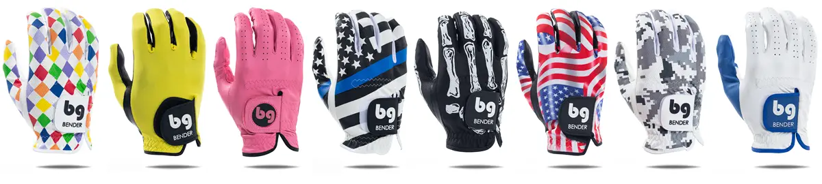 Bender golf gloves for juniors
