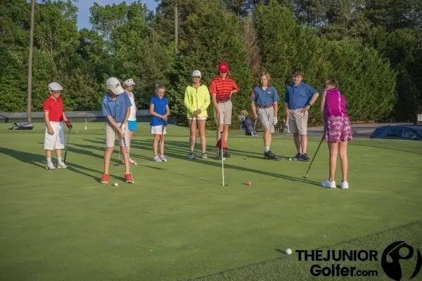 Putters for junior golfers